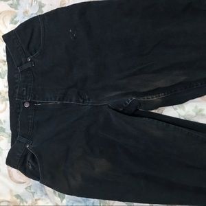 lee womens black jeans (mom jeans)